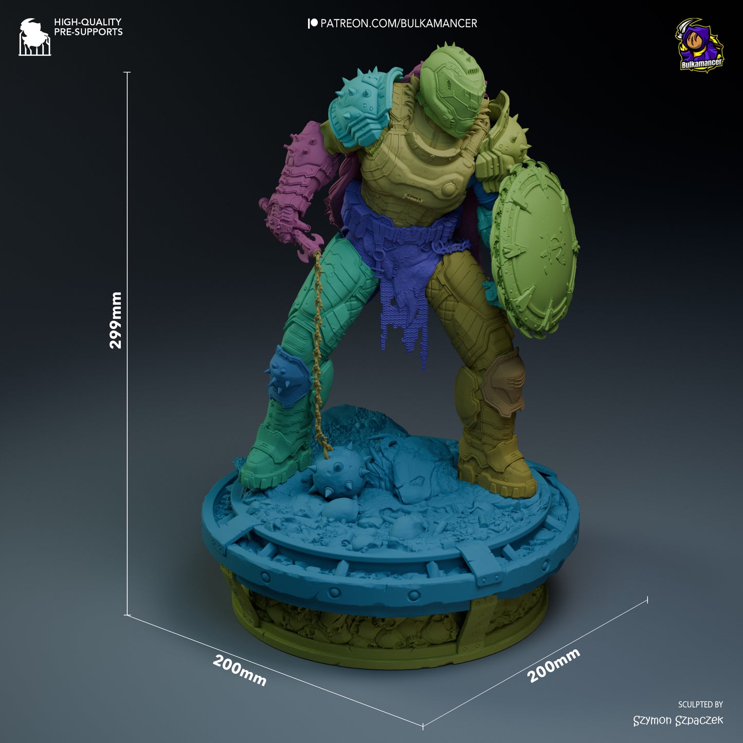 Bulkamancer Sculps Doom Slayer - Doom: Dark Ages