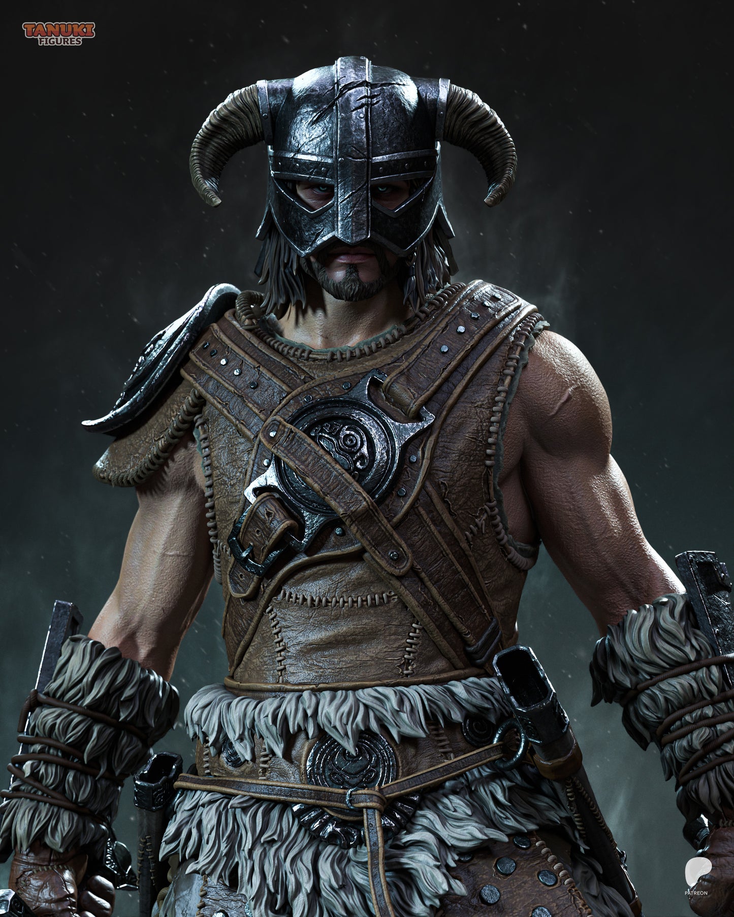 Tanuki Figures Dragonborn - Skyrim