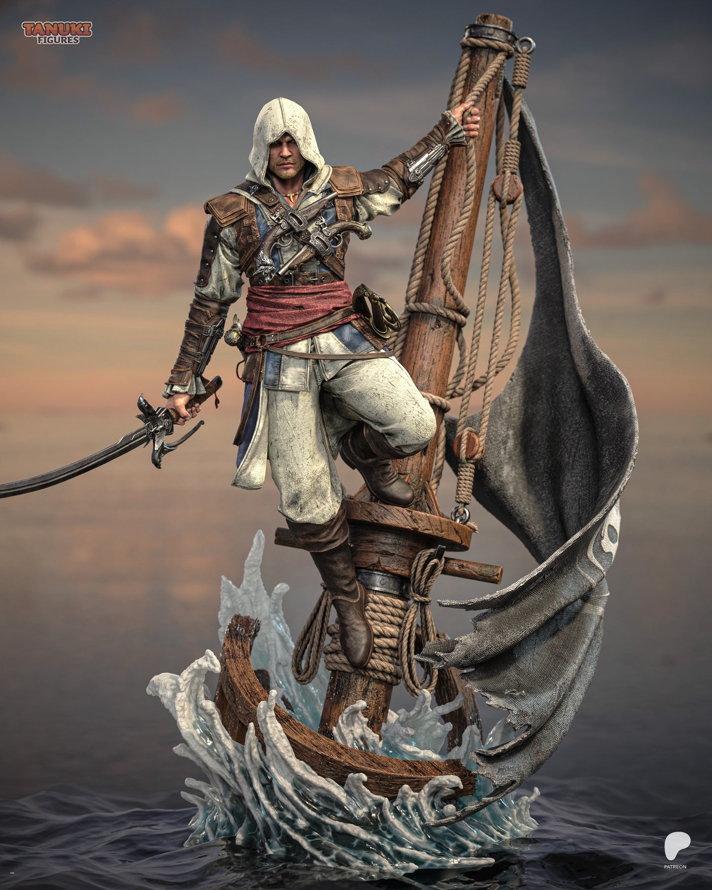 Tanuki Figures Edward Kenway