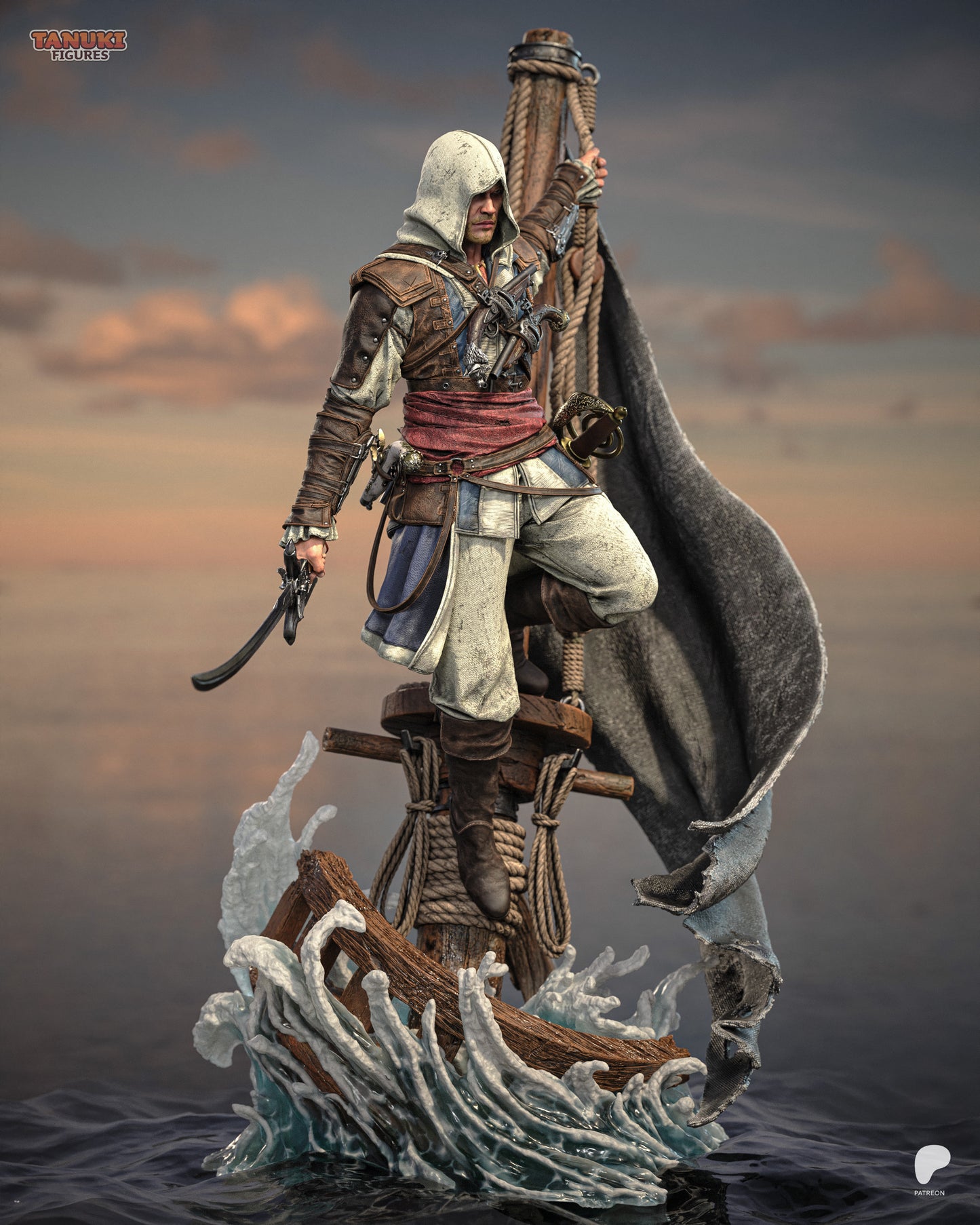 Tanuki Figures Edward Kenway