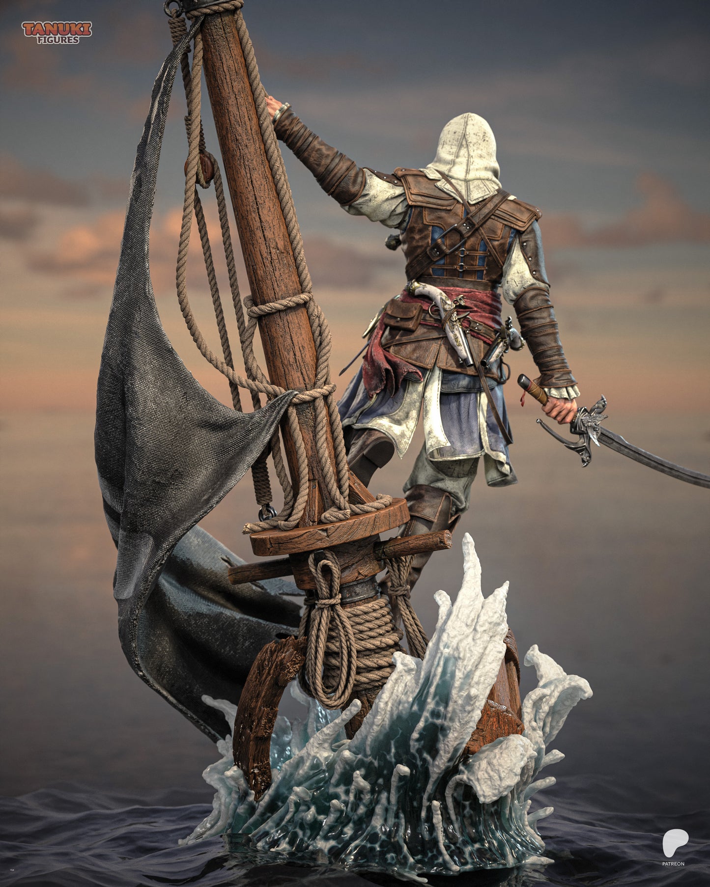 Tanuki Figures Edward Kenway