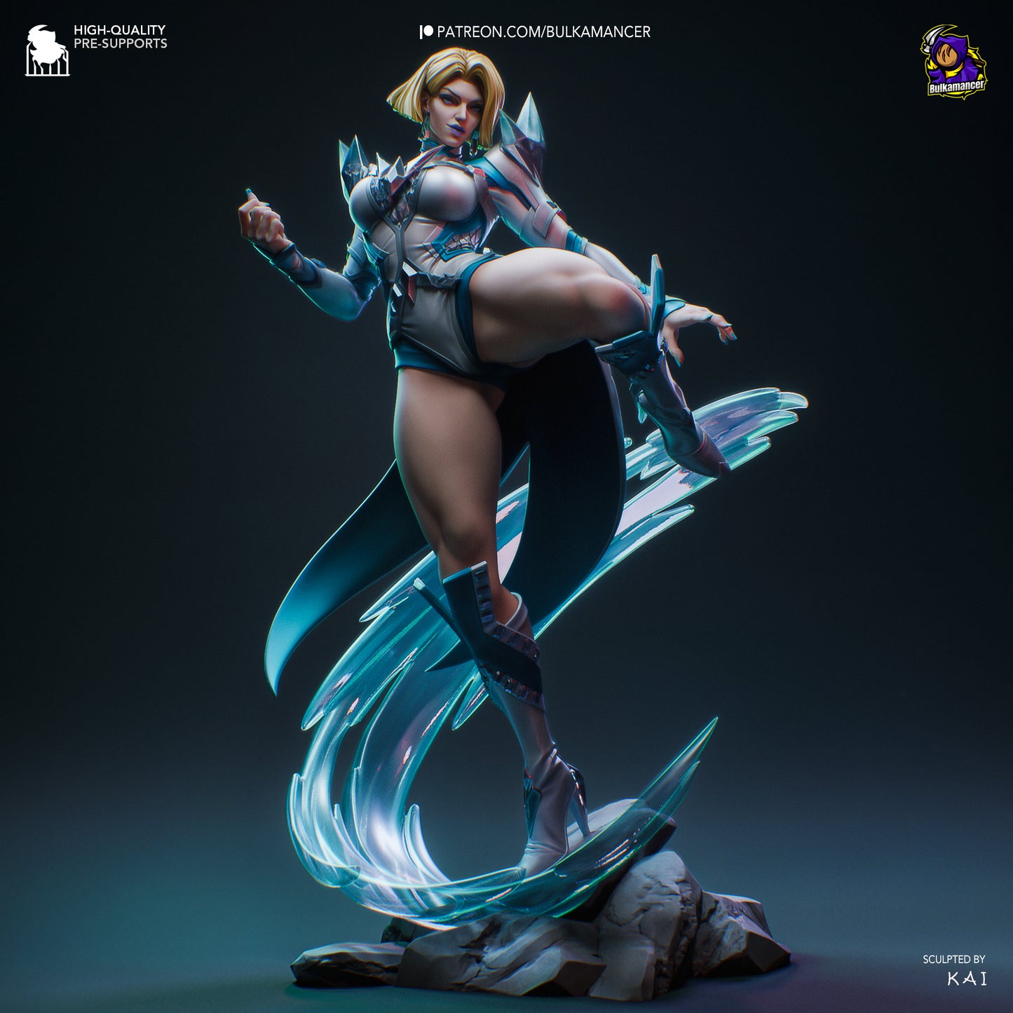 Bulkamancer Sculps Emma Frost - Marvel Rivals