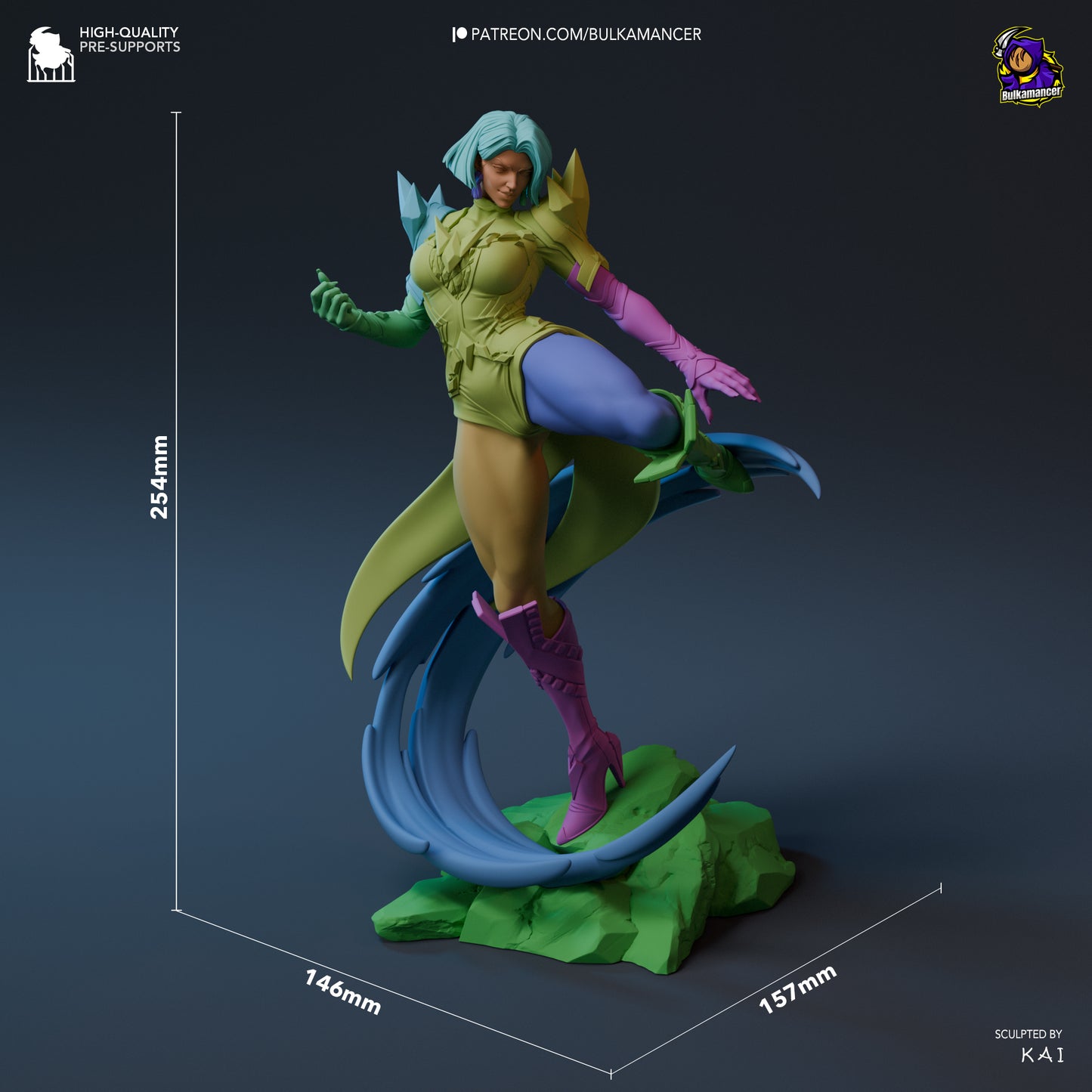 Bulkamancer Sculps Emma Frost - Marvel Rivals