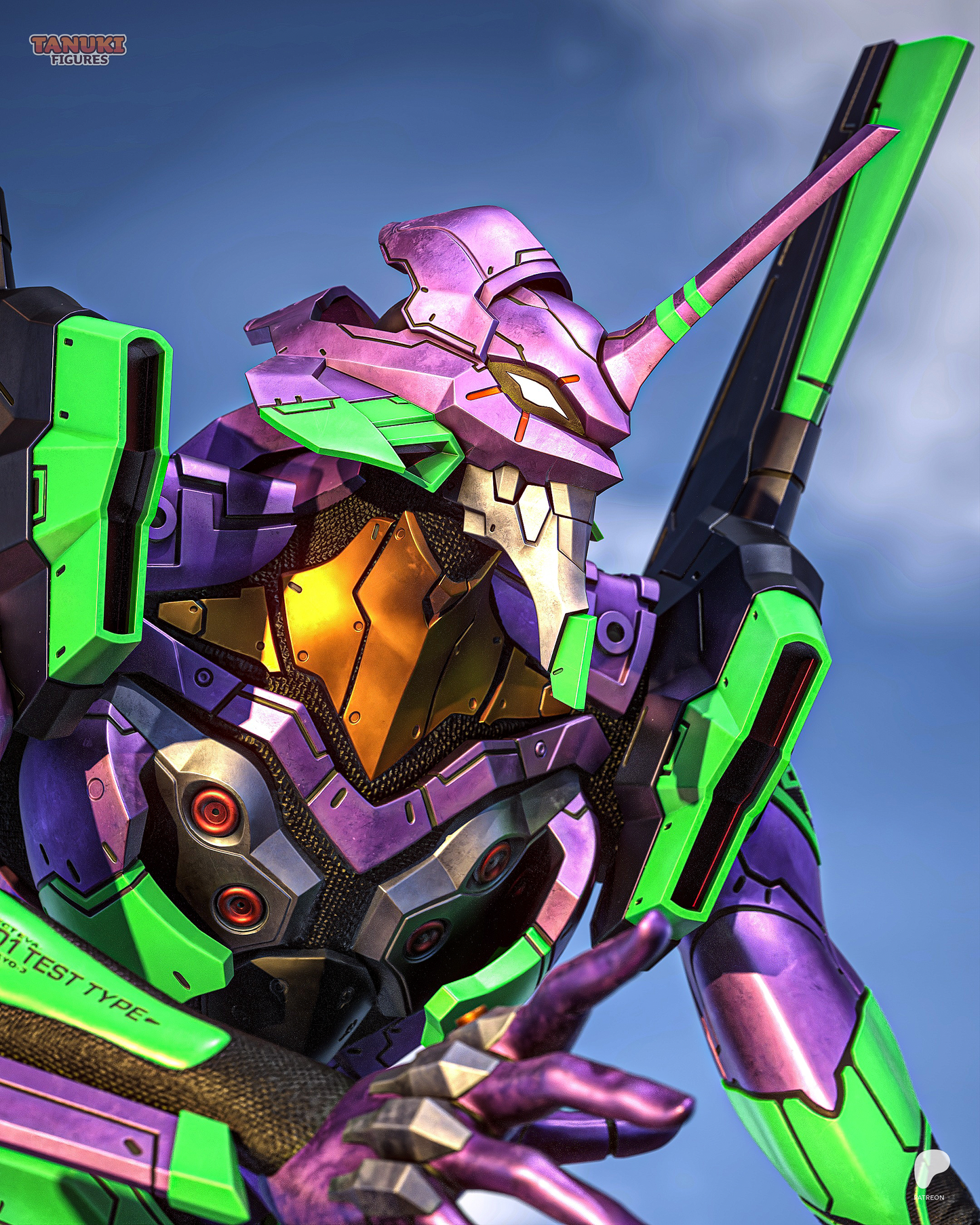 Tanuki Figures Eva 01
