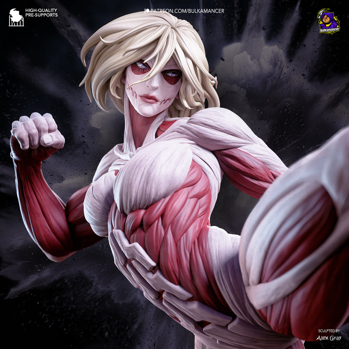 Bulkamancer Sculps Female Titan - Attack on Titan