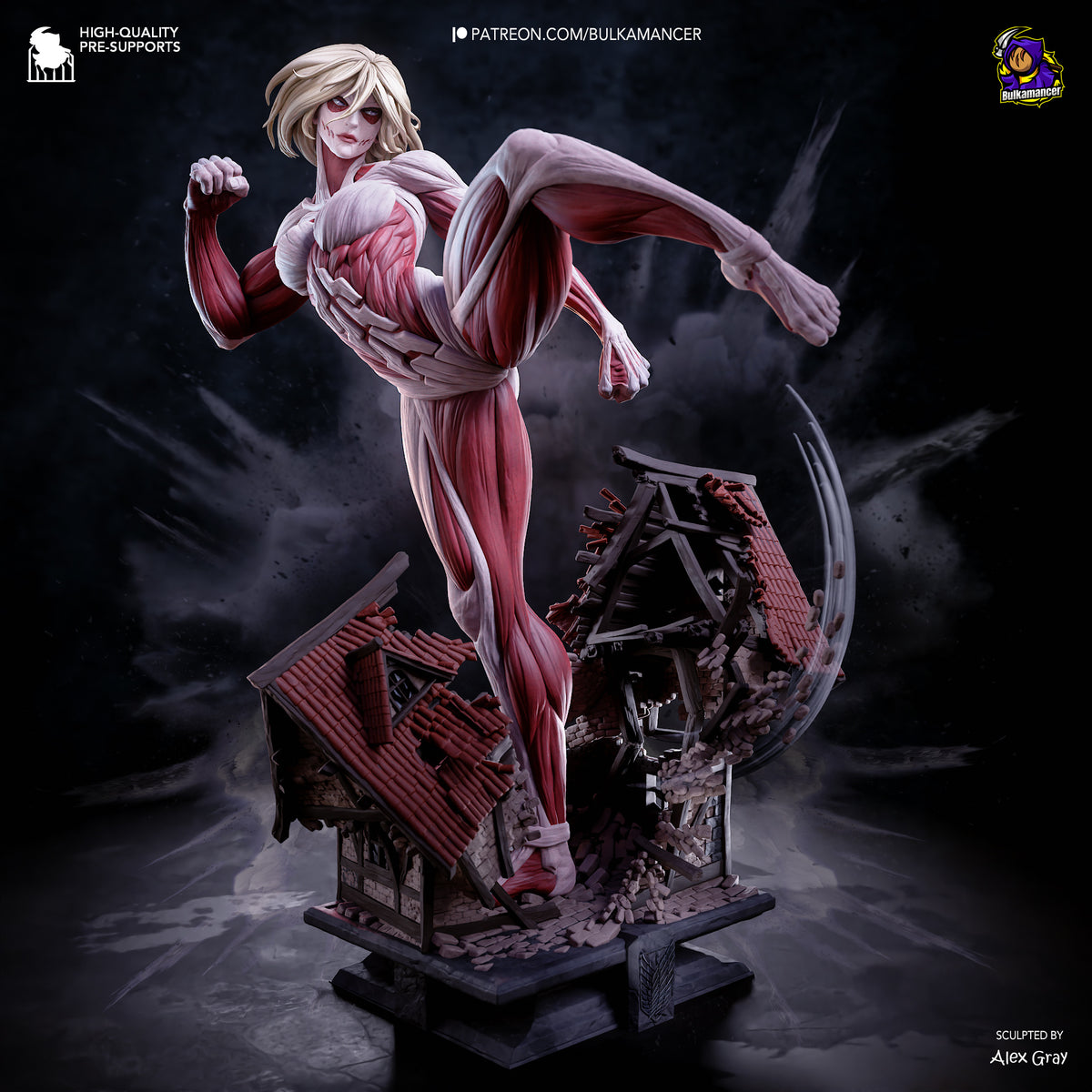 Bulkamancer Sculps Female Titan - Attack on Titan