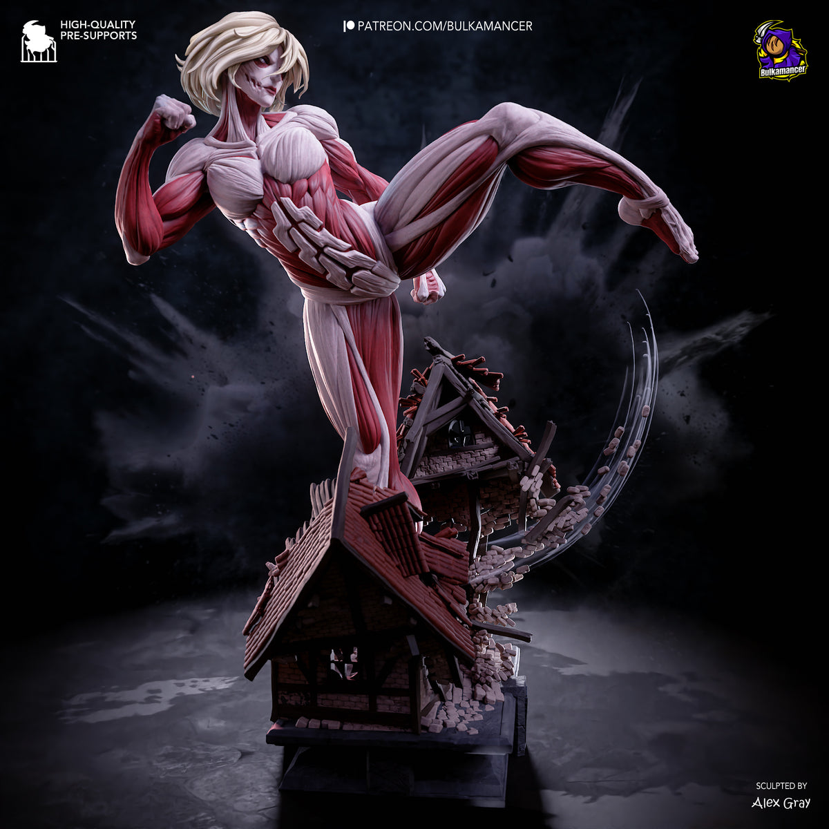 Bulkamancer Sculps Female Titan - Attack on Titan
