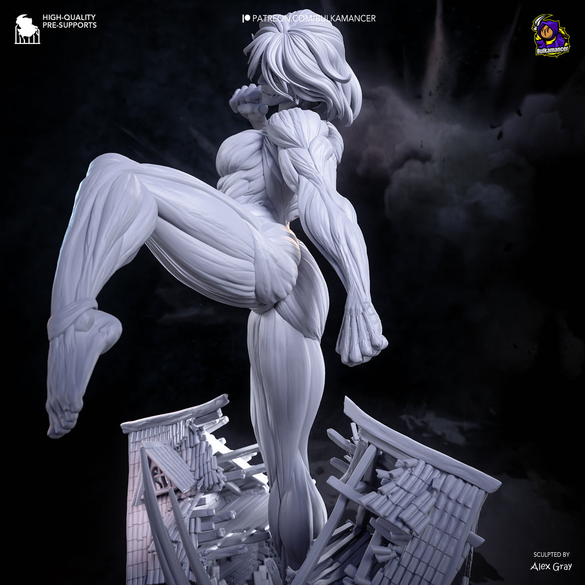 Bulkamancer Sculps Female Titan - Attack on Titan