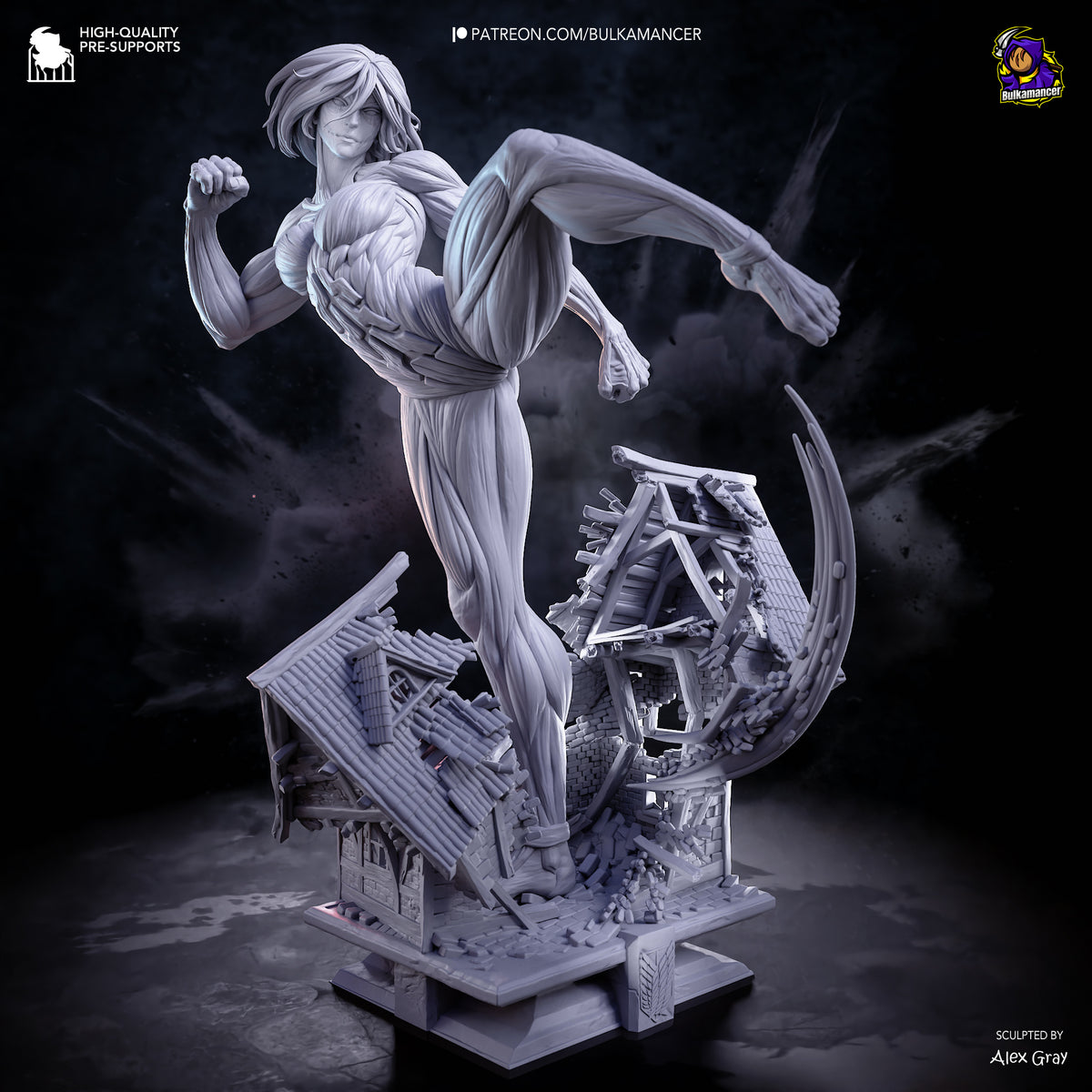 Bulkamancer Sculps Female Titan - Attack on Titan