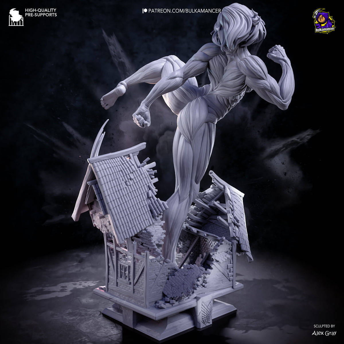 Bulkamancer Sculps Female Titan - Attack on Titan