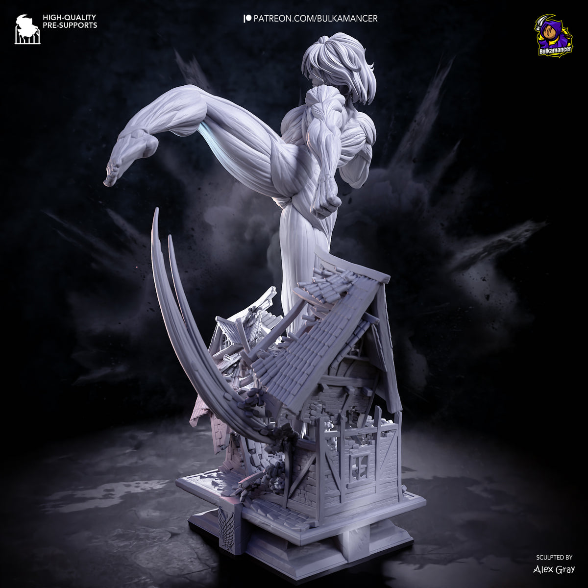 Bulkamancer Sculps Female Titan - Attack on Titan