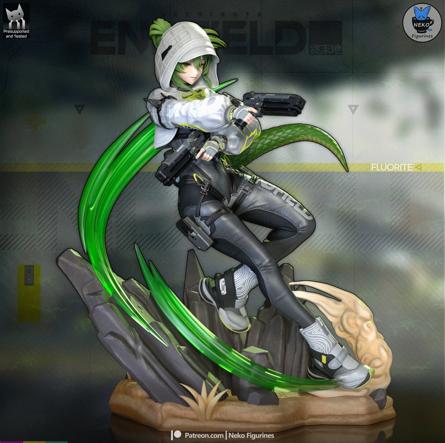 Neko Figurines Fluorite - Arknights Enfield