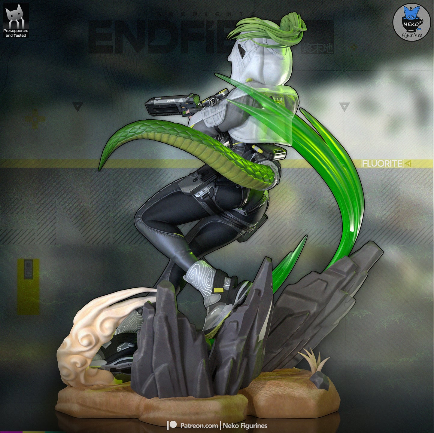 Neko Figurines Fluorite - Arknights Enfield