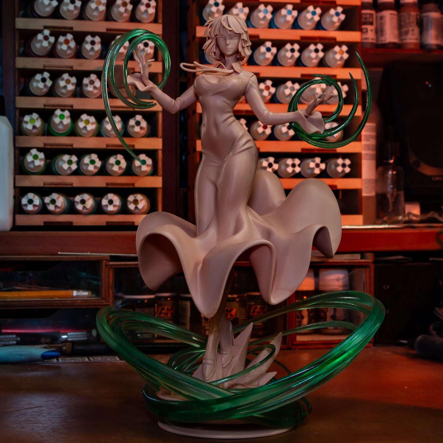 Bulkamancer Sculps  Fubuki and Tatsumaki - One Punch Man