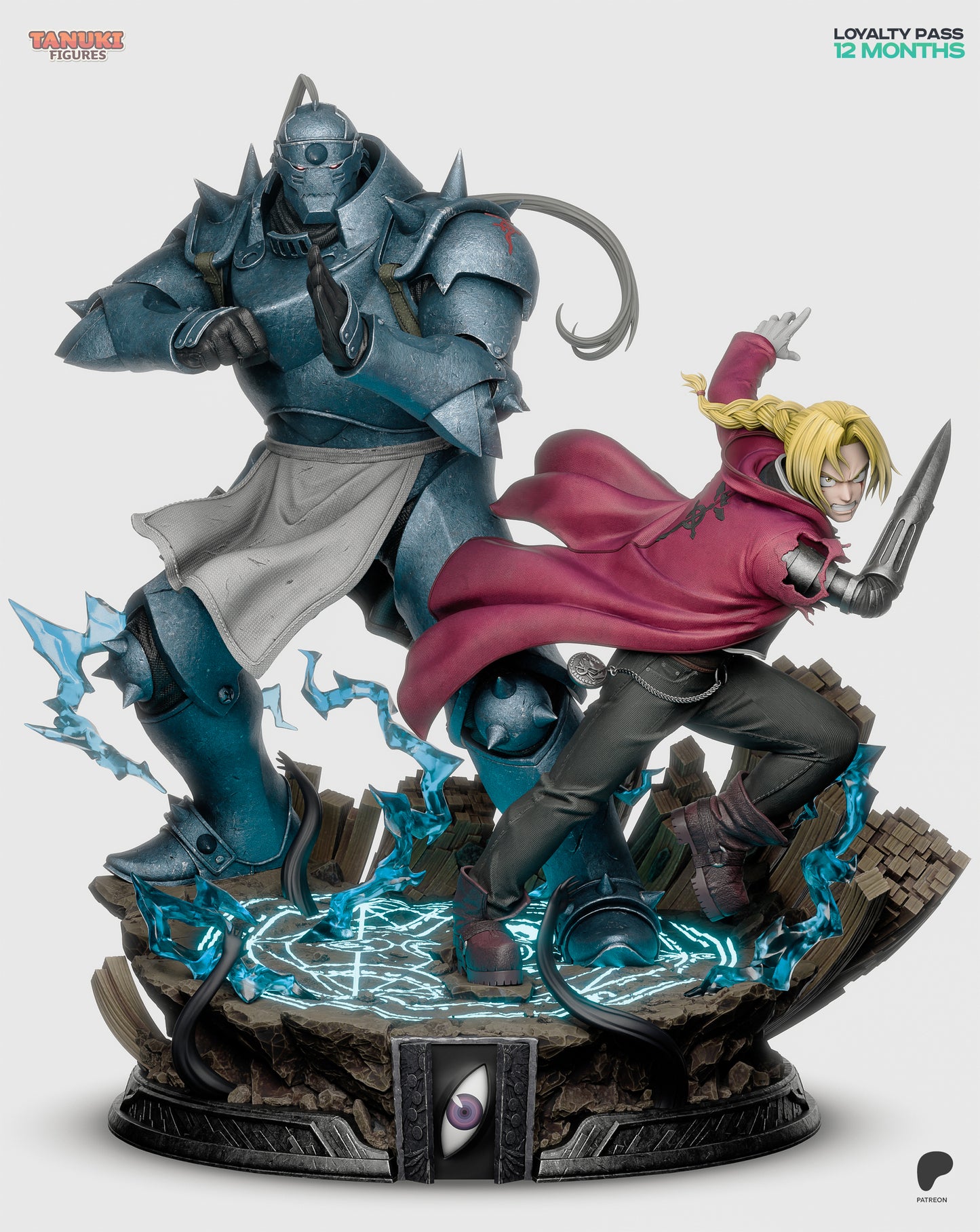 Tanuki Figures Diorama Edward and Alphonse - Fullmetal Alchemist