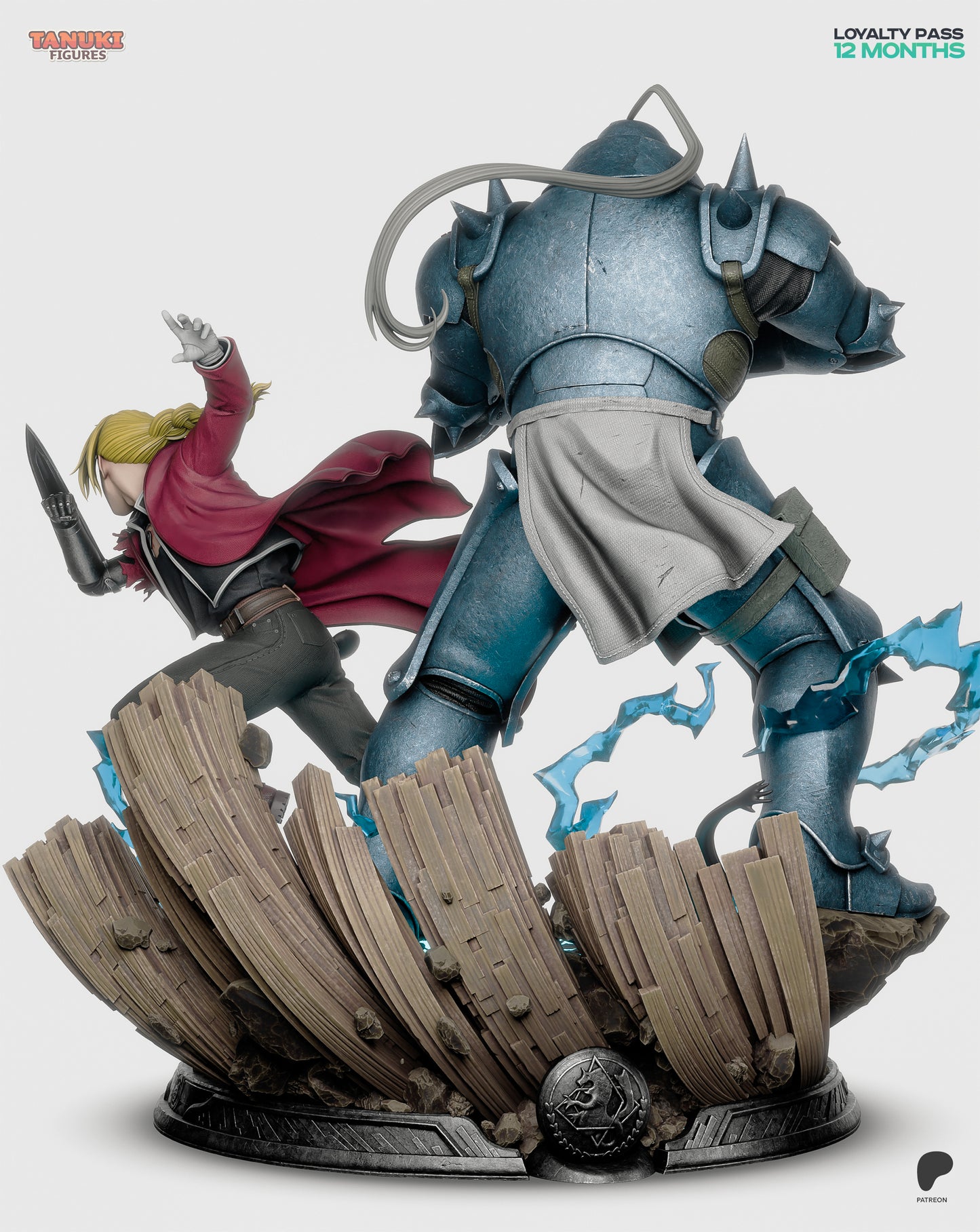 Tanuki Figures Diorama Edward and Alphonse - Fullmetal Alchemist