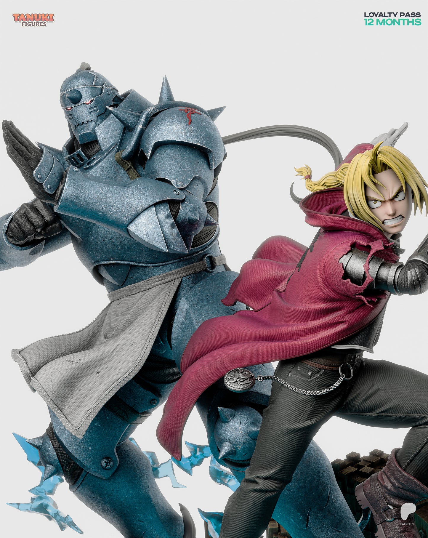 Tanuki Figures Diorama Edward and Alphonse - Fullmetal Alchemist