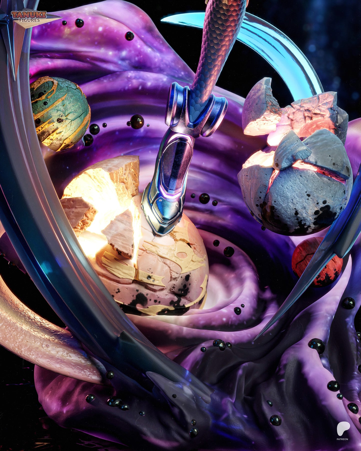 Tanuki Figures Galacta