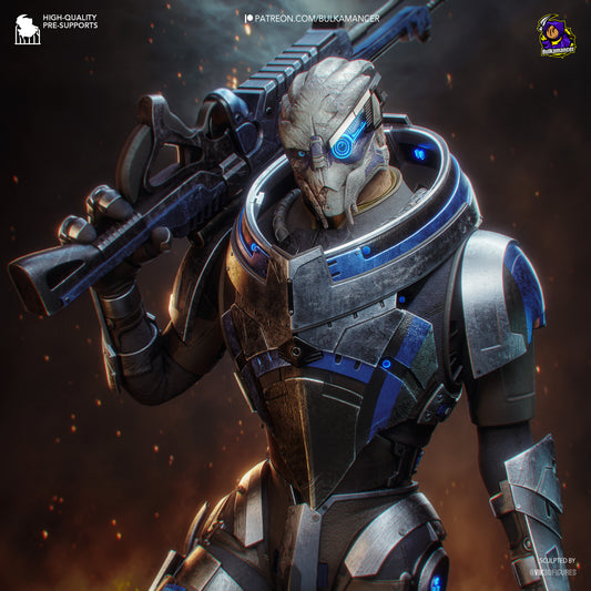 Bulkamancer Sculps Garrus - Mass Effect