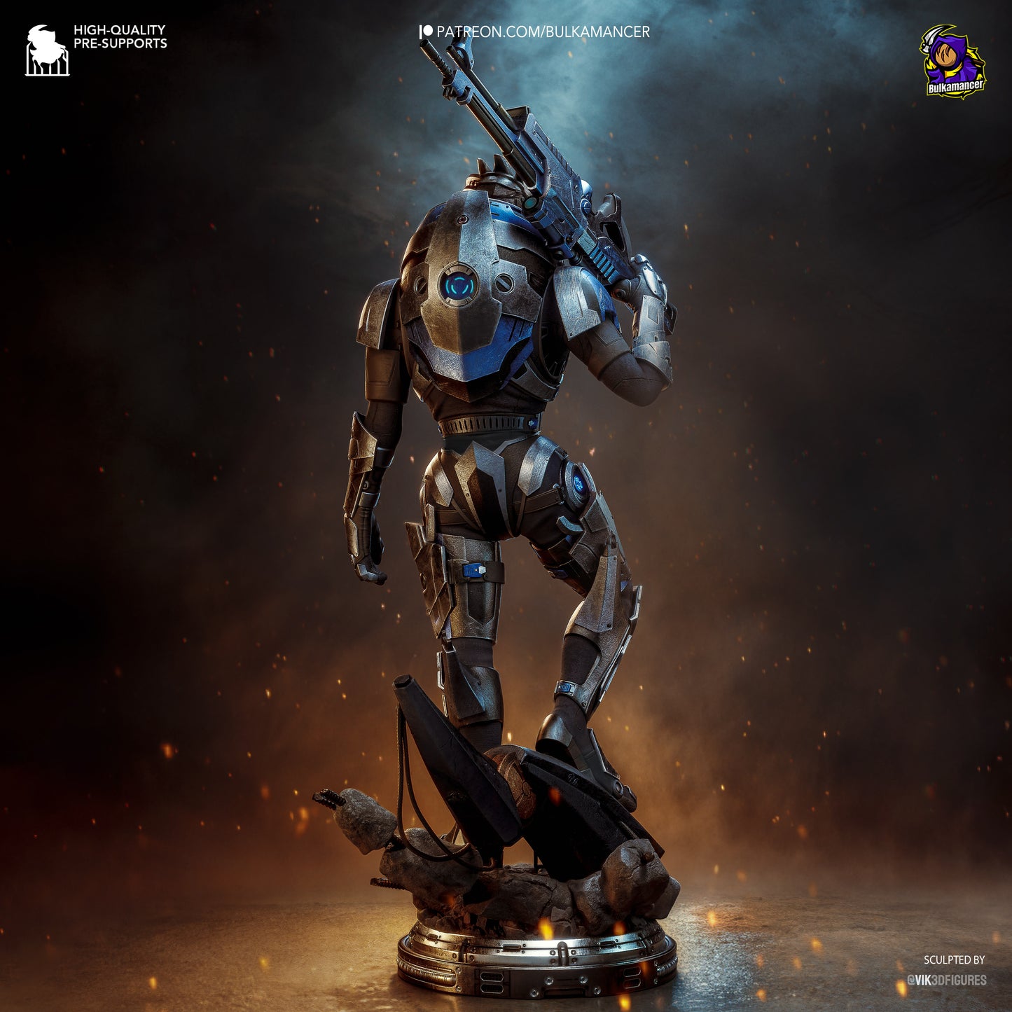 Bulkamancer Sculps Garrus - Mass Effect