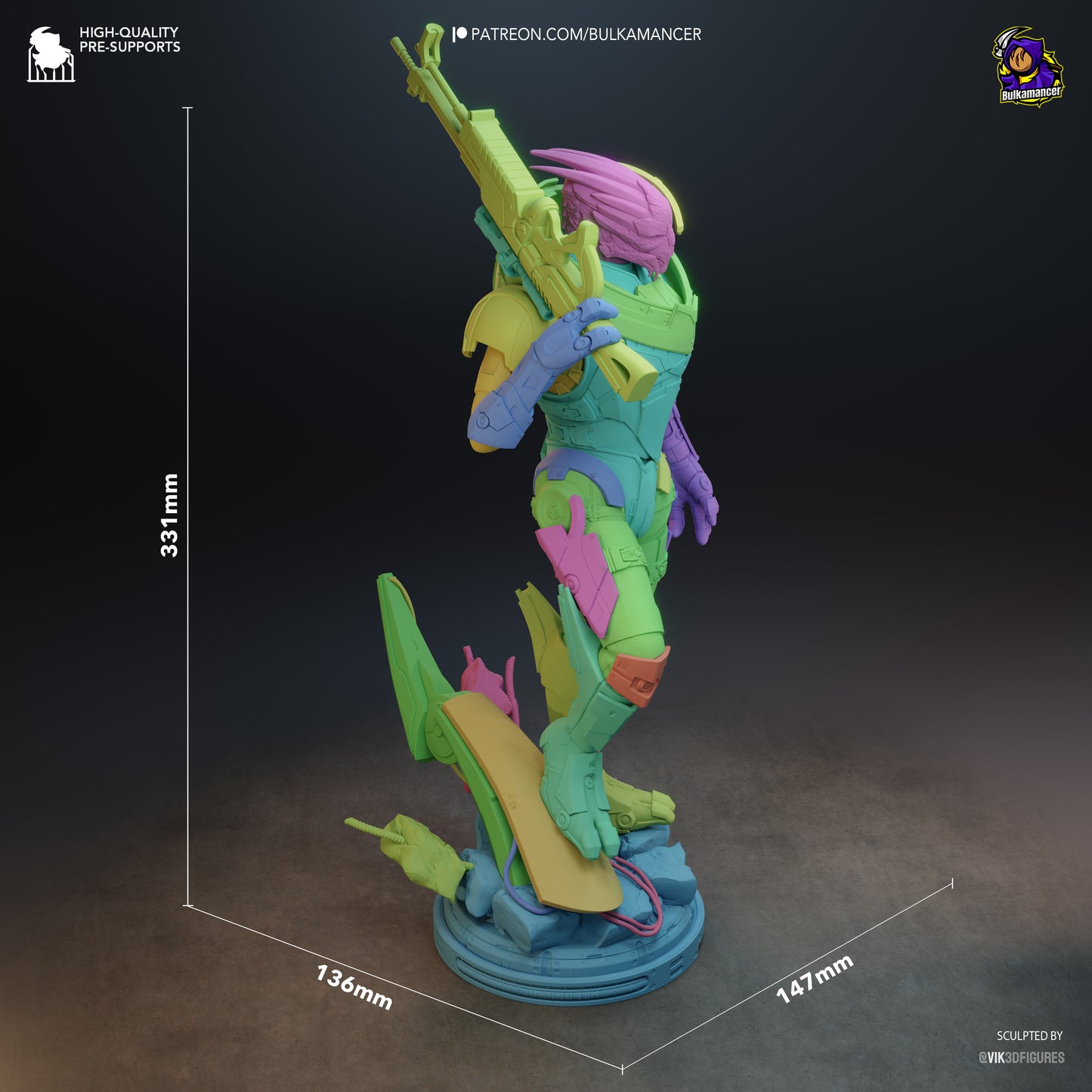 Bulkamancer Sculps Garrus - Mass Effect