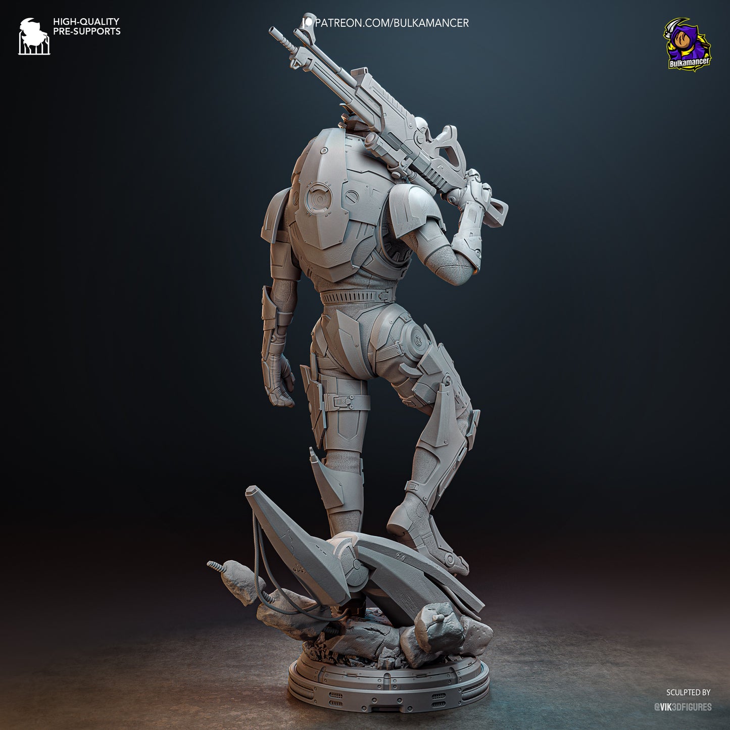 Bulkamancer Sculps Garrus - Mass Effect