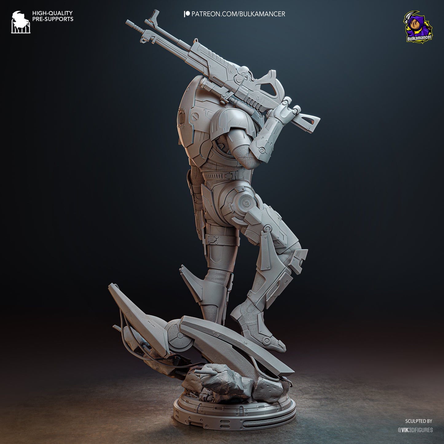 Bulkamancer Sculps Garrus - Mass Effect