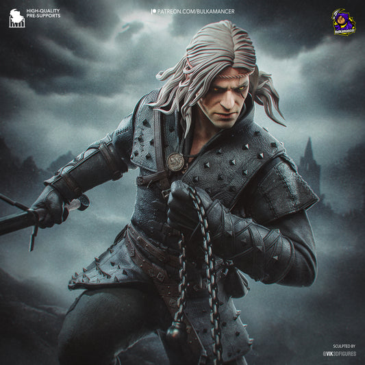 Bulkamancer Sculps Geralt - The Witcher book series