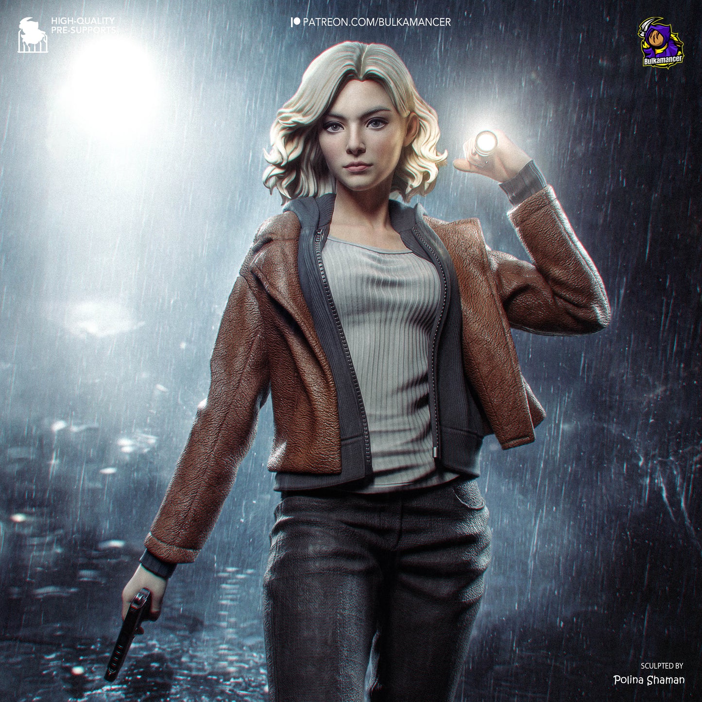 Bulkamancer Sculps Grace - Resident Evil