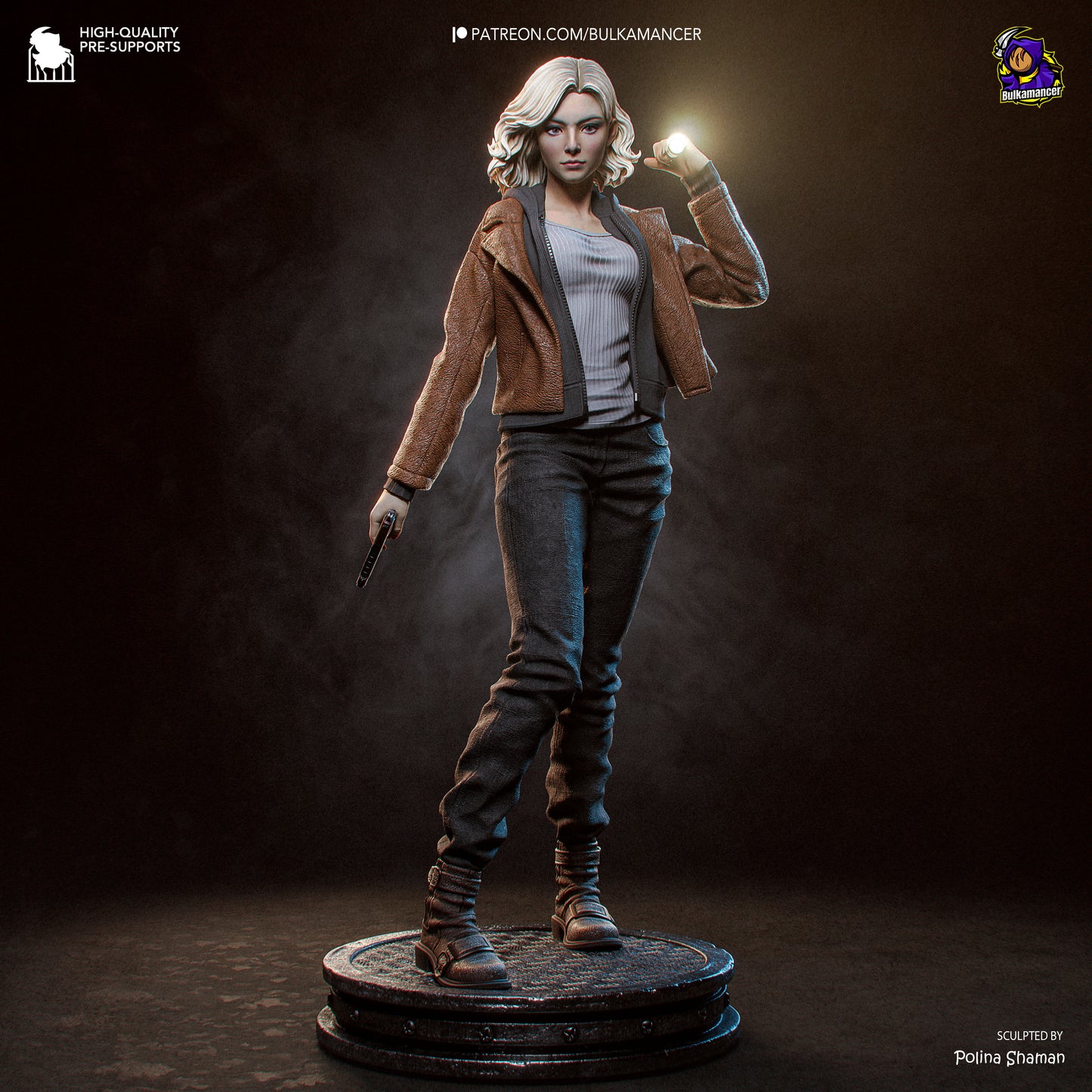 Bulkamancer Sculps Grace - Resident Evil