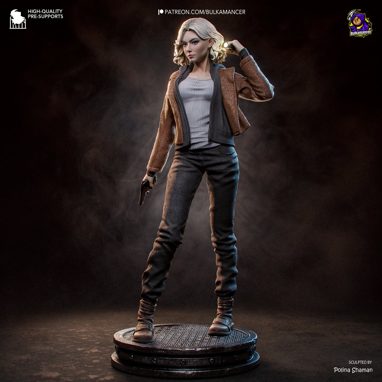 Bulkamancer Sculps Grace - Resident Evil
