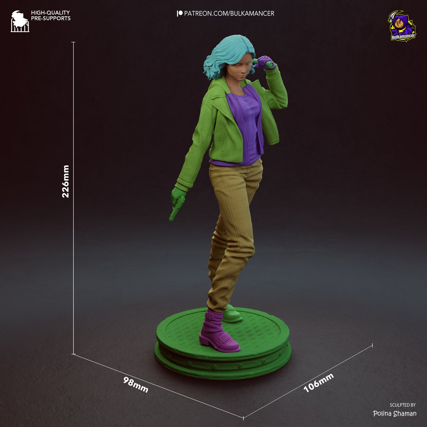 Bulkamancer Sculps Grace - Resident Evil