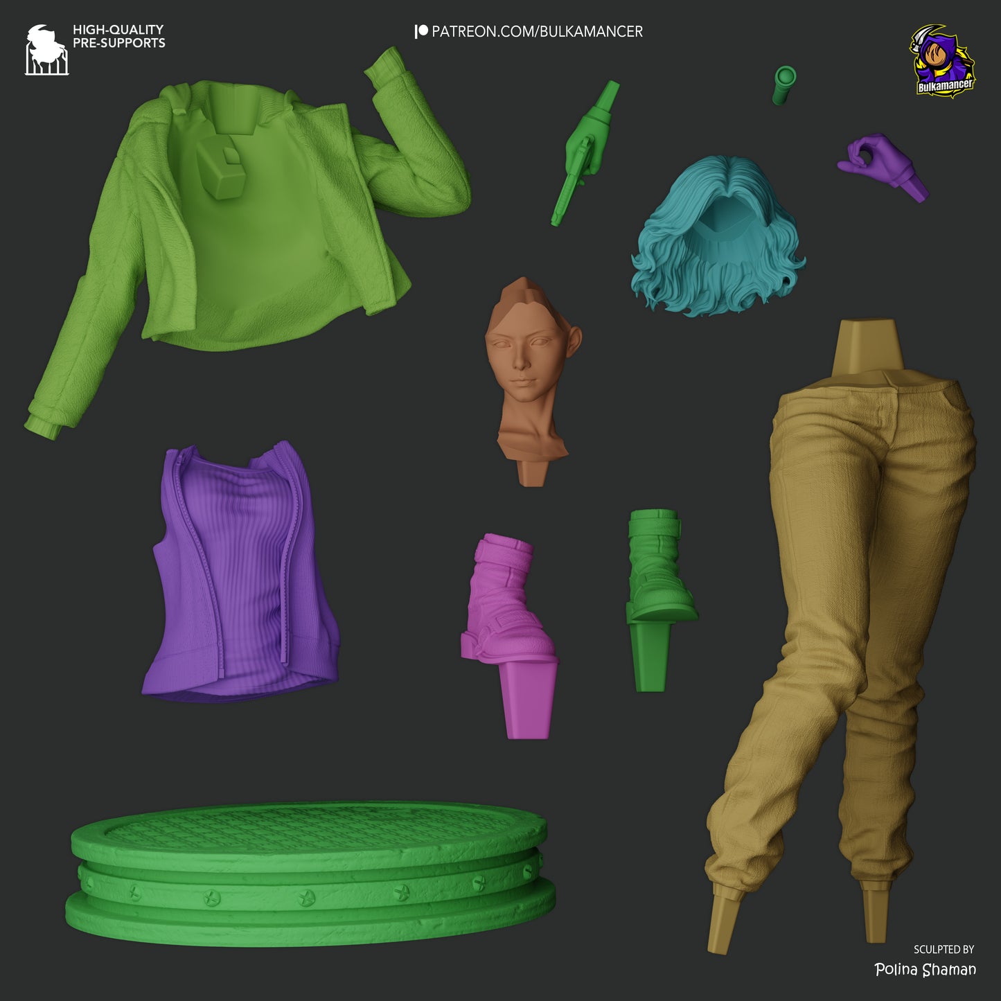 Bulkamancer Sculps Grace - Resident Evil