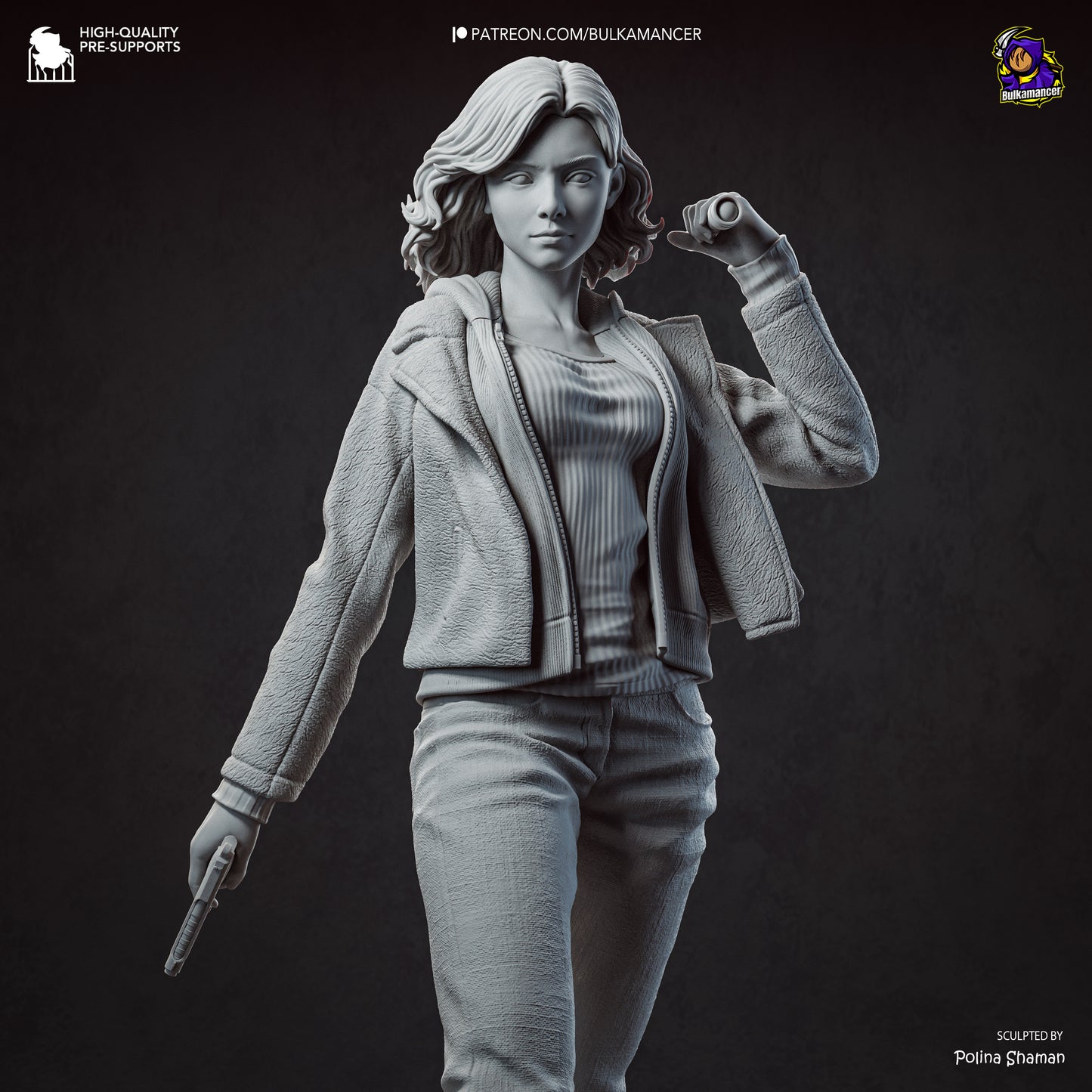 Bulkamancer Sculps Grace - Resident Evil