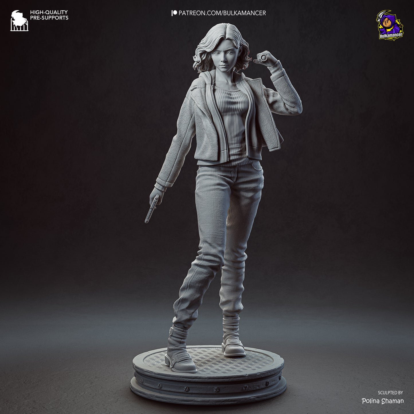 Bulkamancer Sculps Grace - Resident Evil
