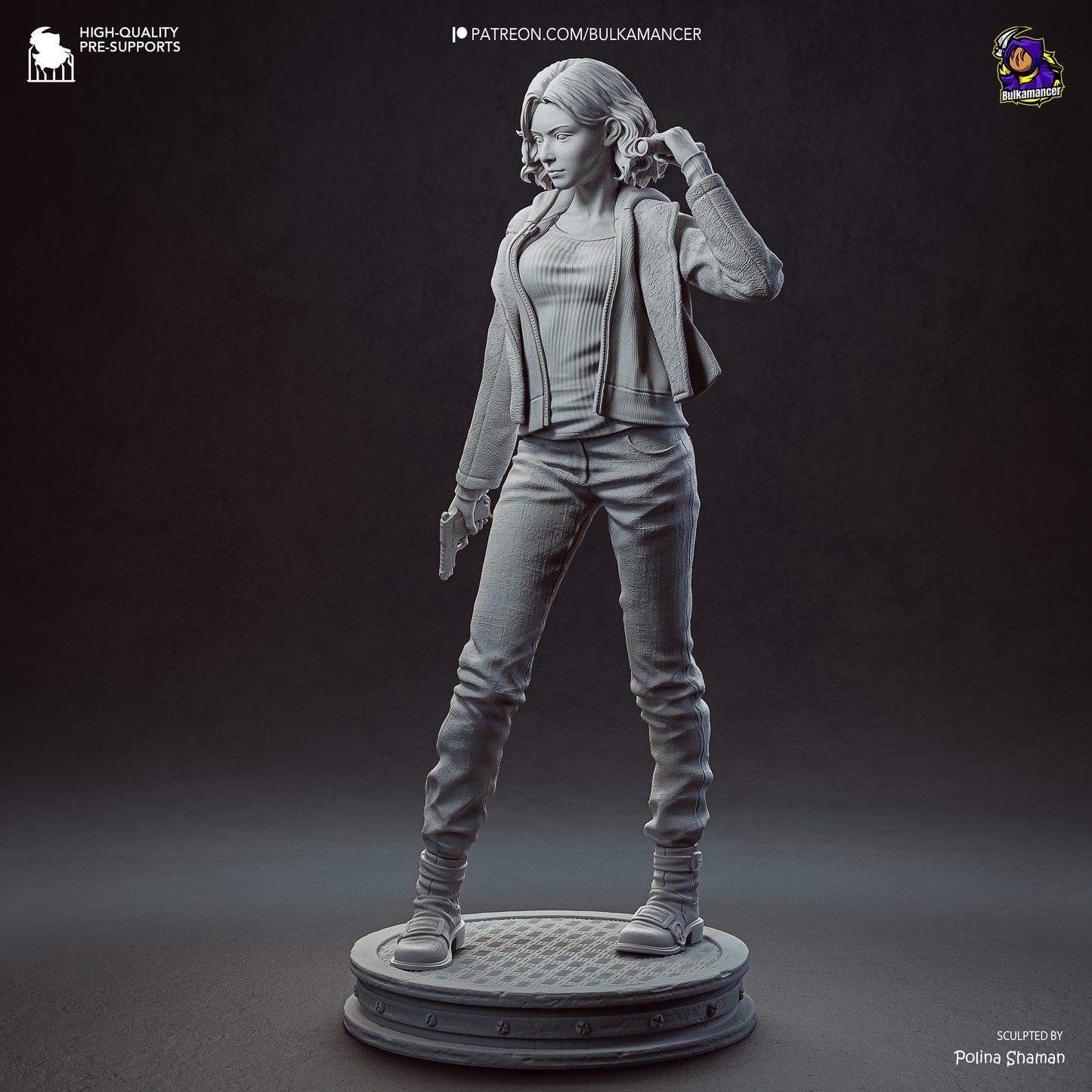 Bulkamancer Sculps Grace - Resident Evil