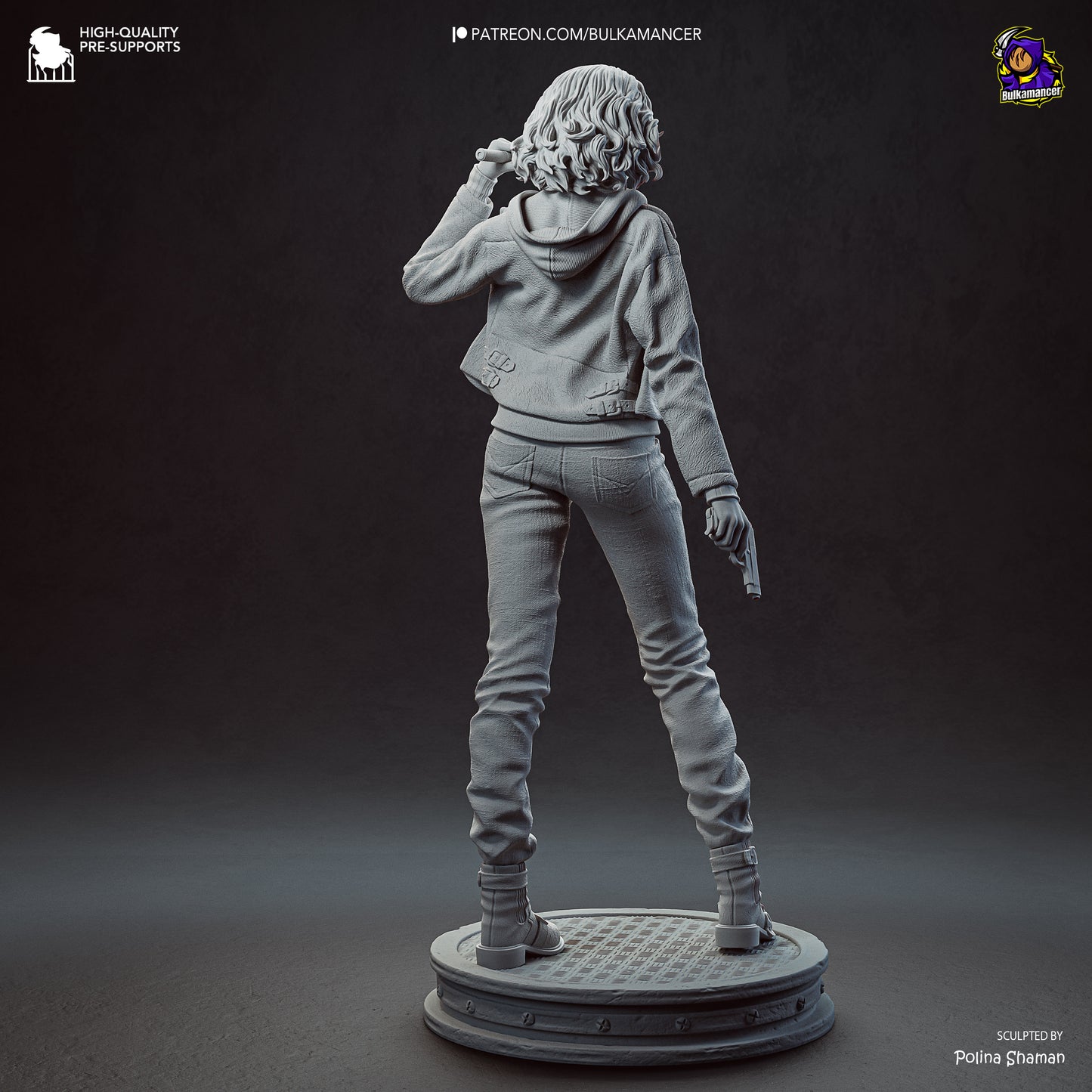 Bulkamancer Sculps Grace - Resident Evil