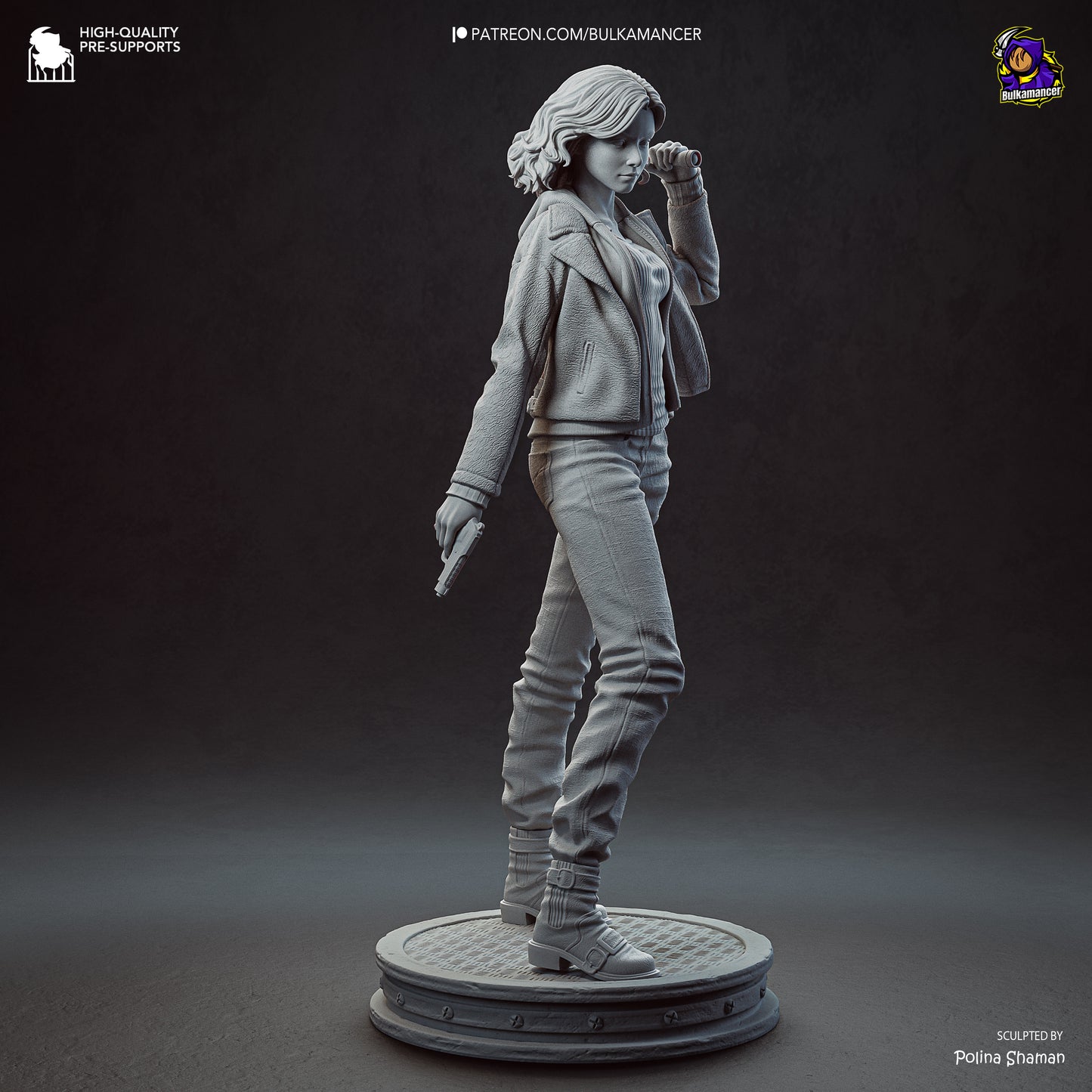 Bulkamancer Sculps Grace - Resident Evil