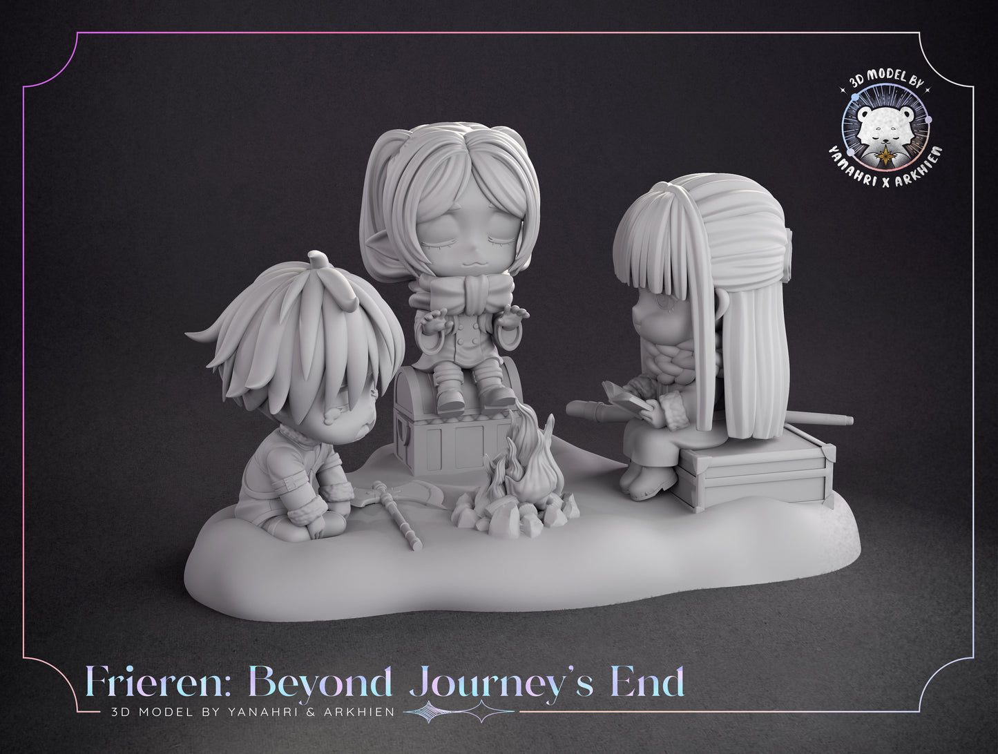 Frieren Chibi Diorama