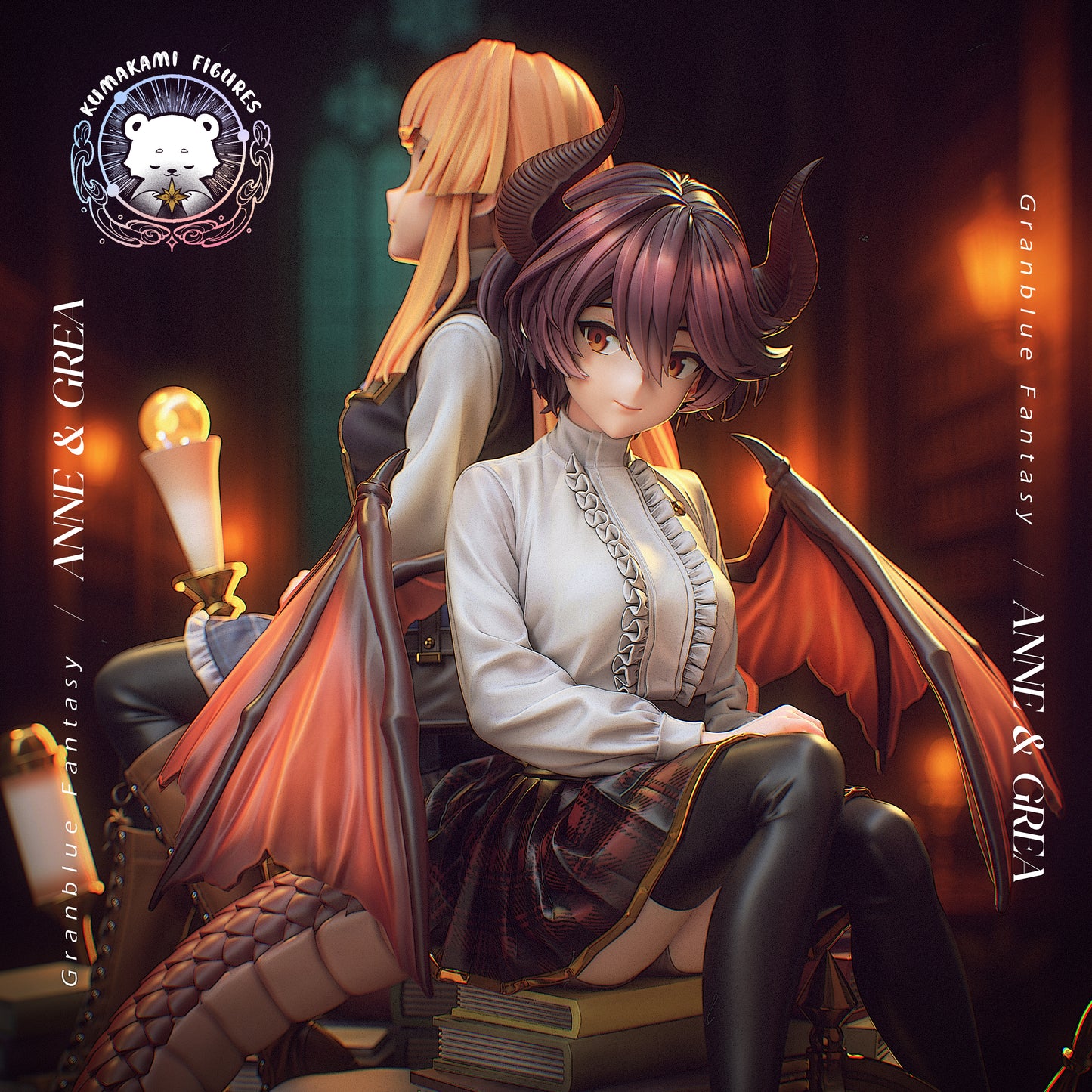 Anne and Grea Diorama - Granblue Fantasy / Shadowverse