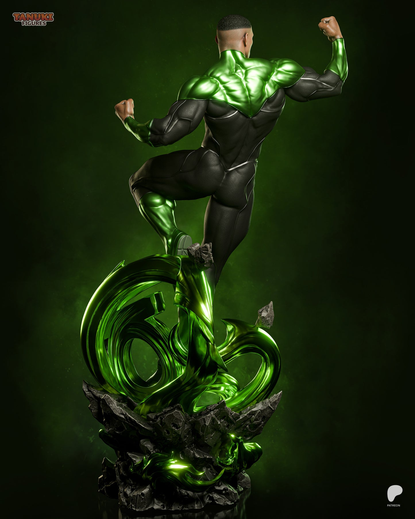 Tanuki Figures Green Lantern