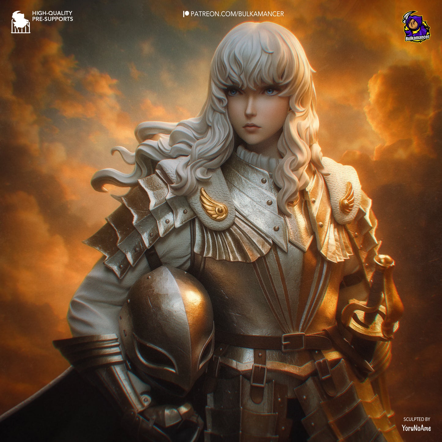 Bulkamancer Sculps Guts & Griffith & Casca  - Berserk: The Golden Age Arc