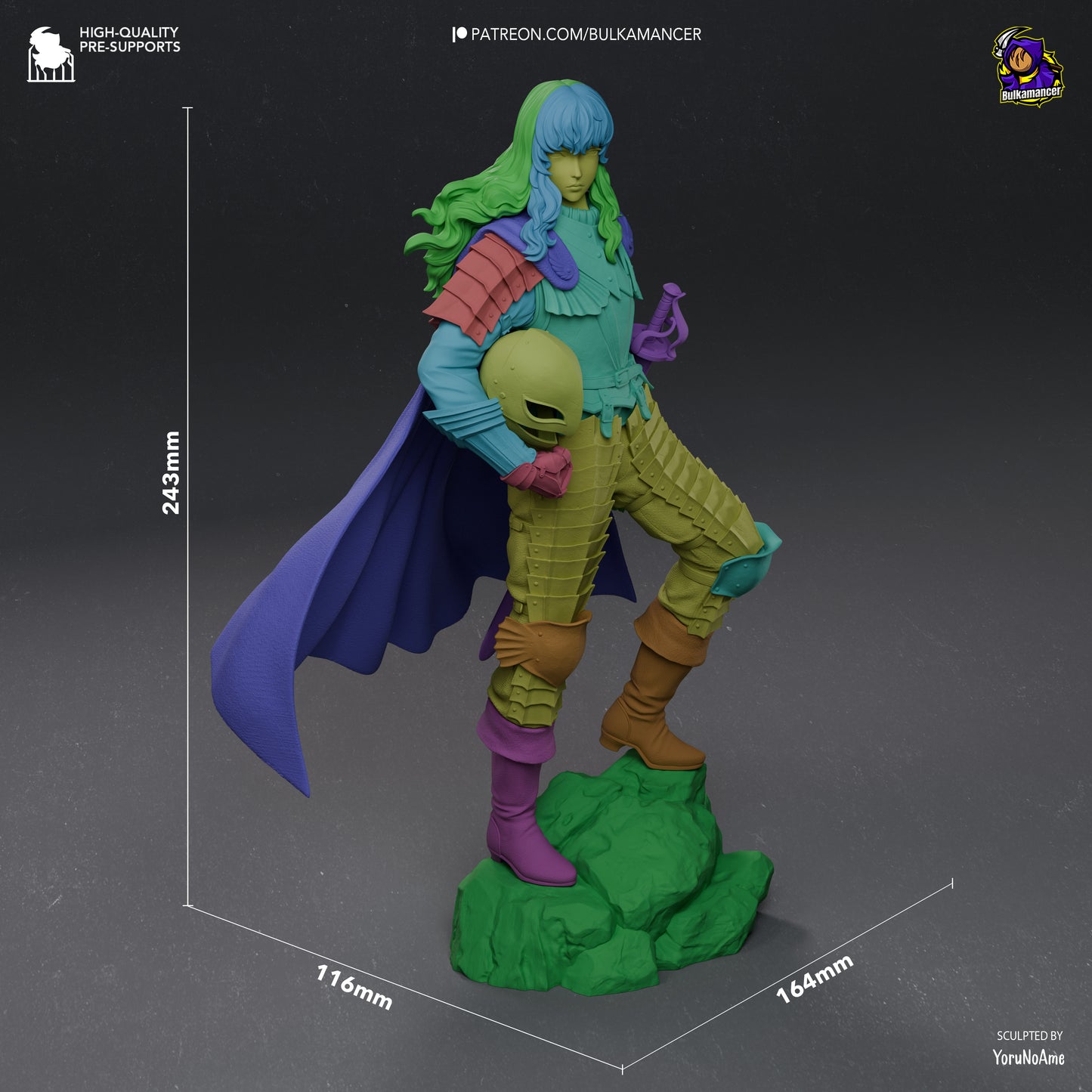 Bulkamancer Sculps Guts & Griffith & Casca  - Berserk: The Golden Age Arc