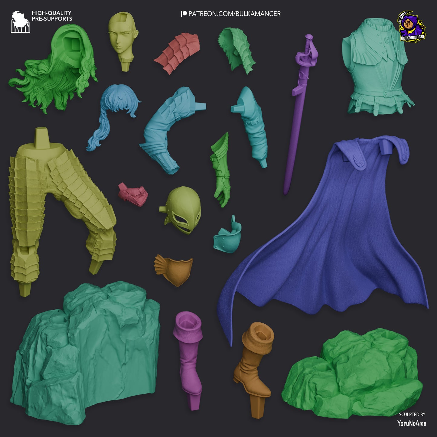 Bulkamancer Sculps Guts & Griffith & Casca  - Berserk: The Golden Age Arc