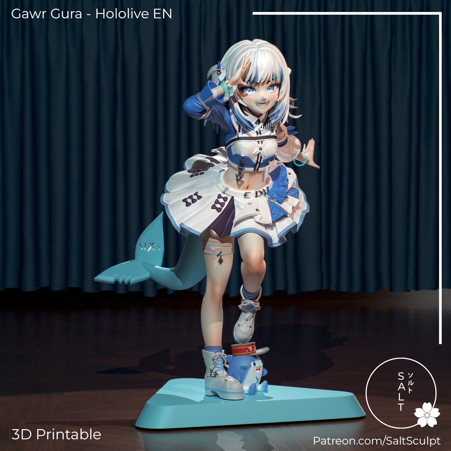 SaltSculpt Gawr Gura (Idol Outfit) - Hololive