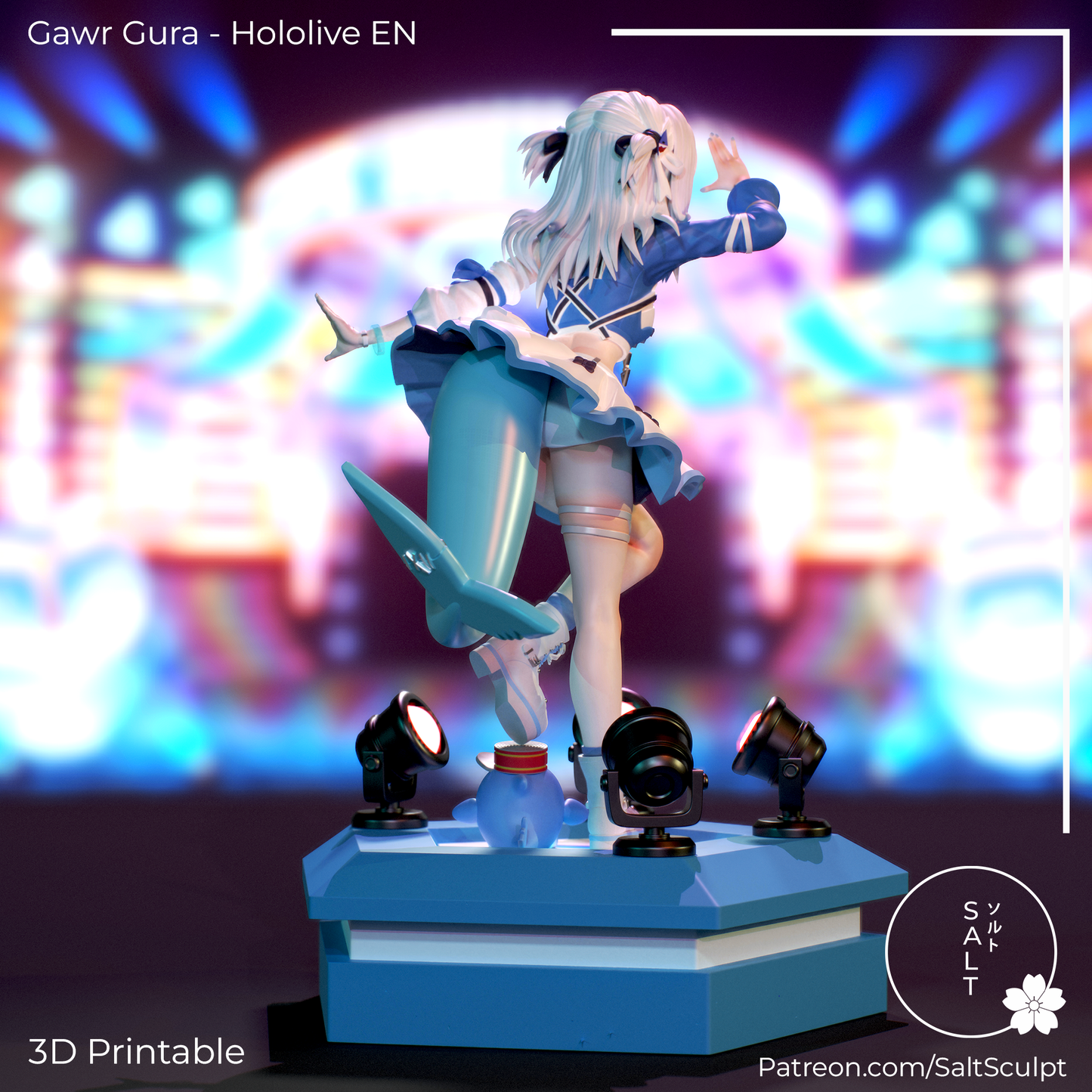 SaltSculpt Gawr Gura (Idol Outfit) - Hololive