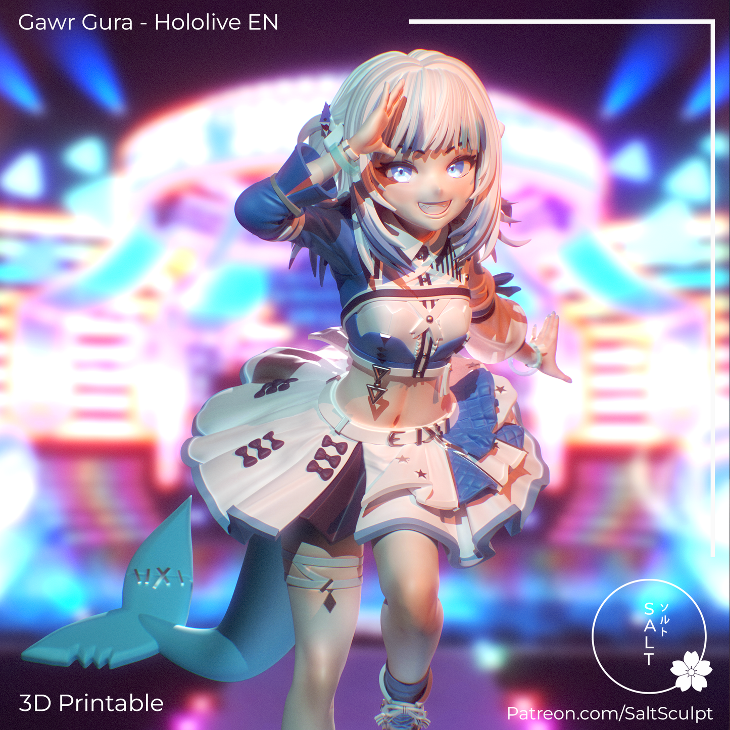 SaltSculpt Gawr Gura (Idol Outfit) - Hololive