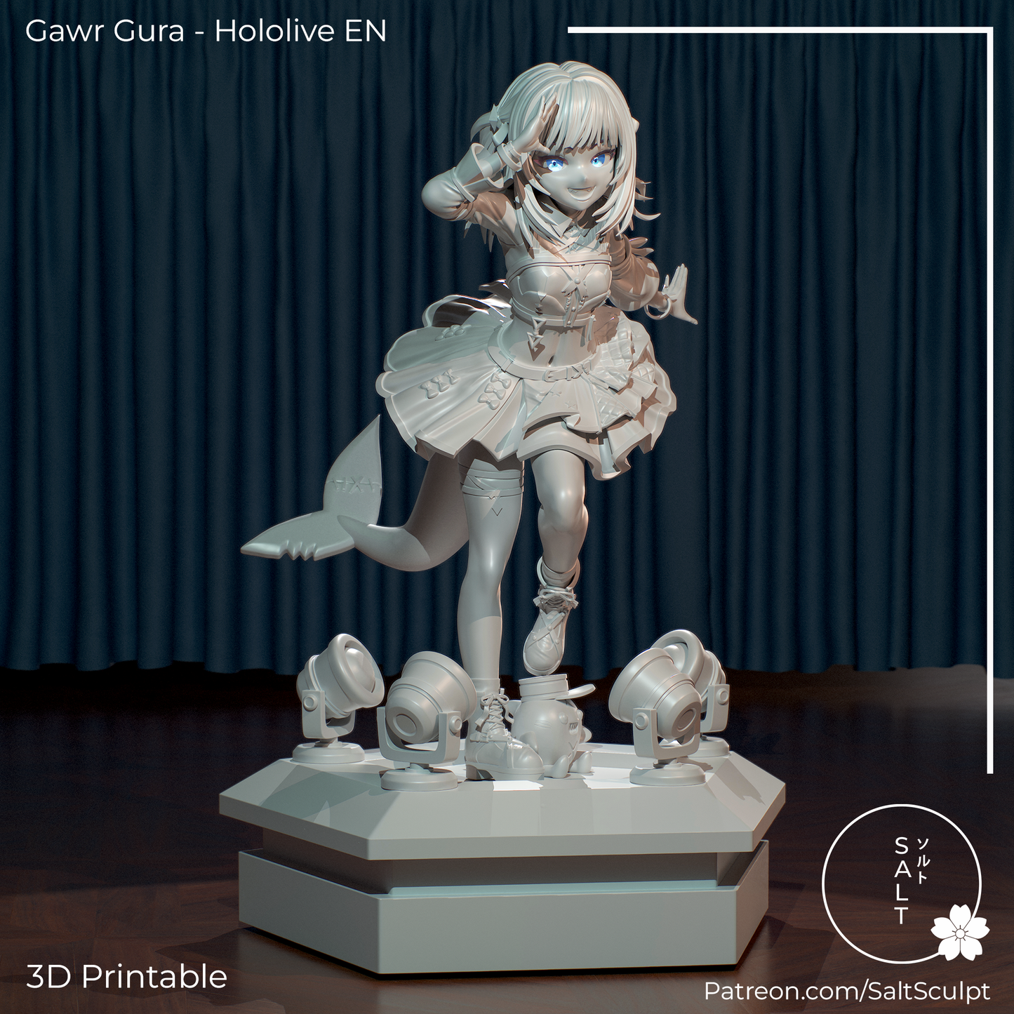 SaltSculpt Gawr Gura (Idol Outfit) - Hololive