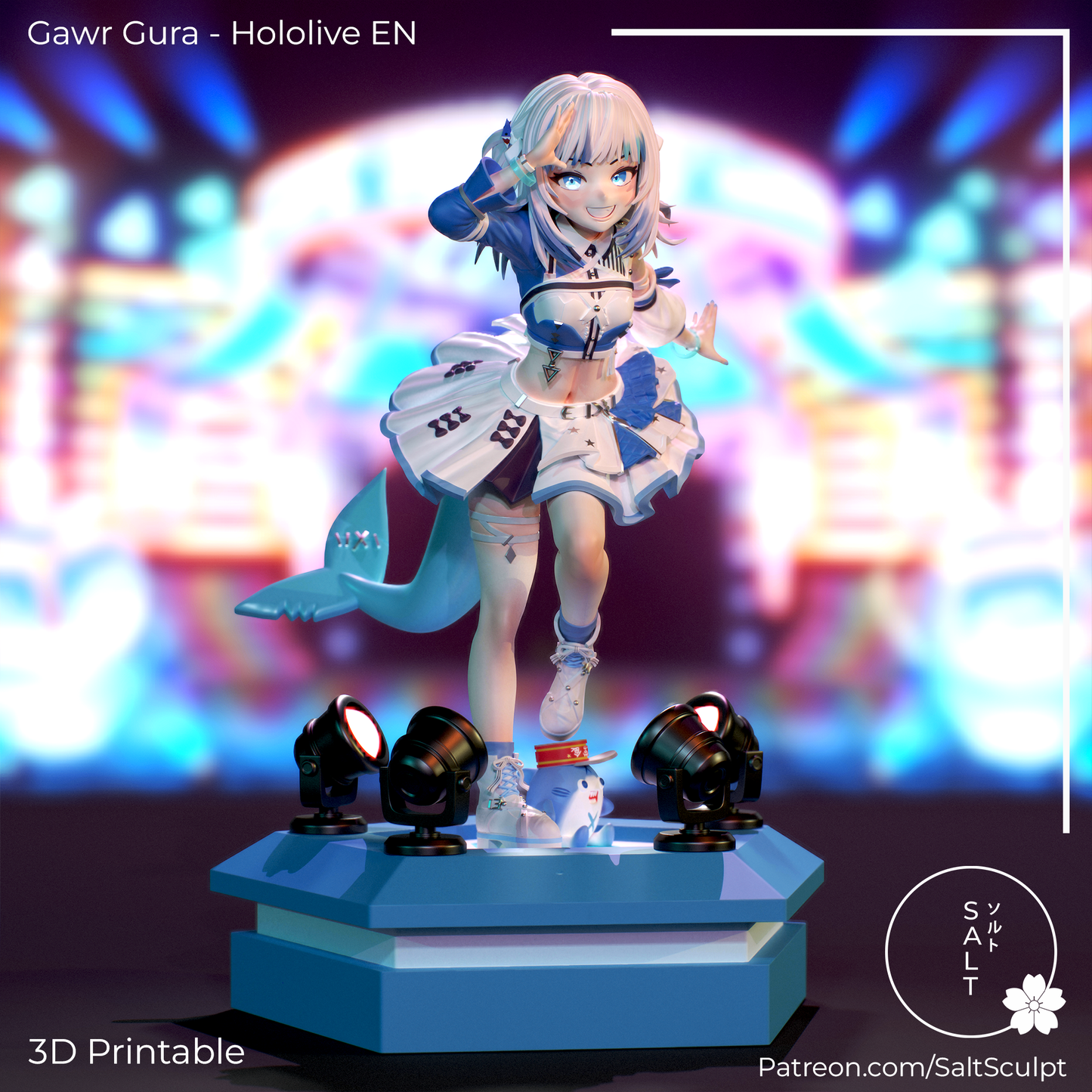 SaltSculpt Gawr Gura (Idol Outfit) - Hololive