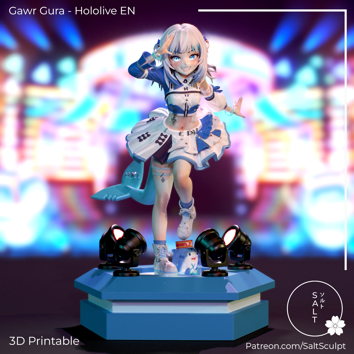 SaltSculpt Gawr Gura (Idol Outfit) - Hololive
